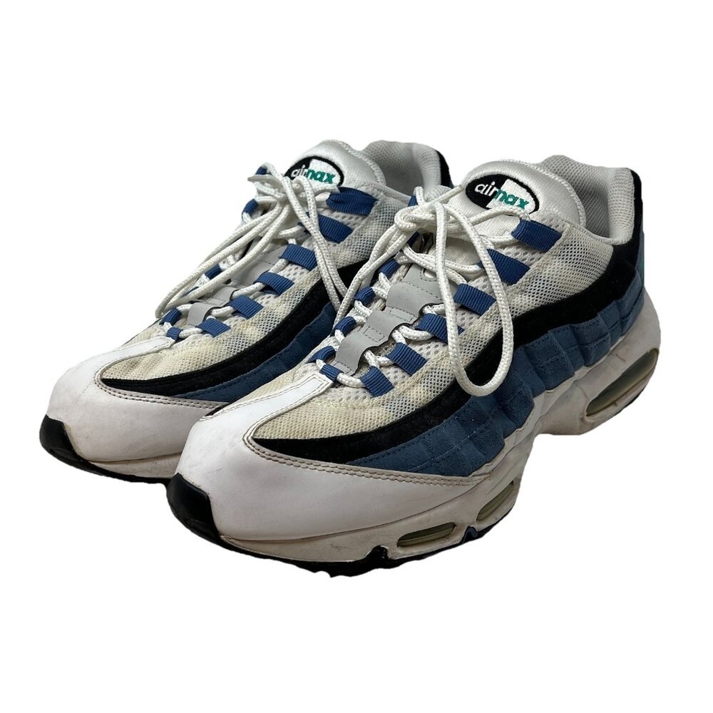 Nike Air Max 95 Men's 12 Retro Throwback Sneakers 2009 609048-102 1995 Emerald